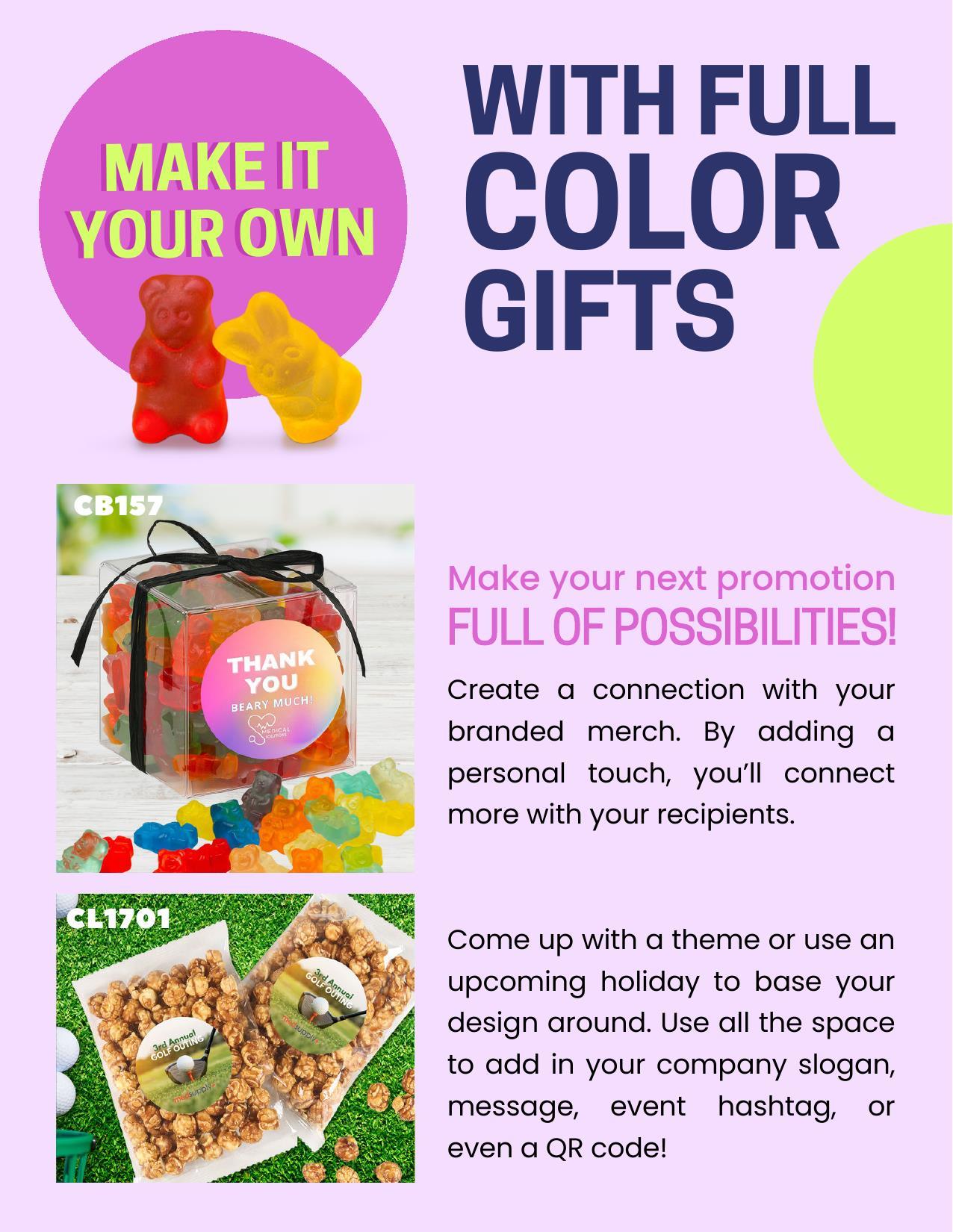 Full Color Food Gifts 2025