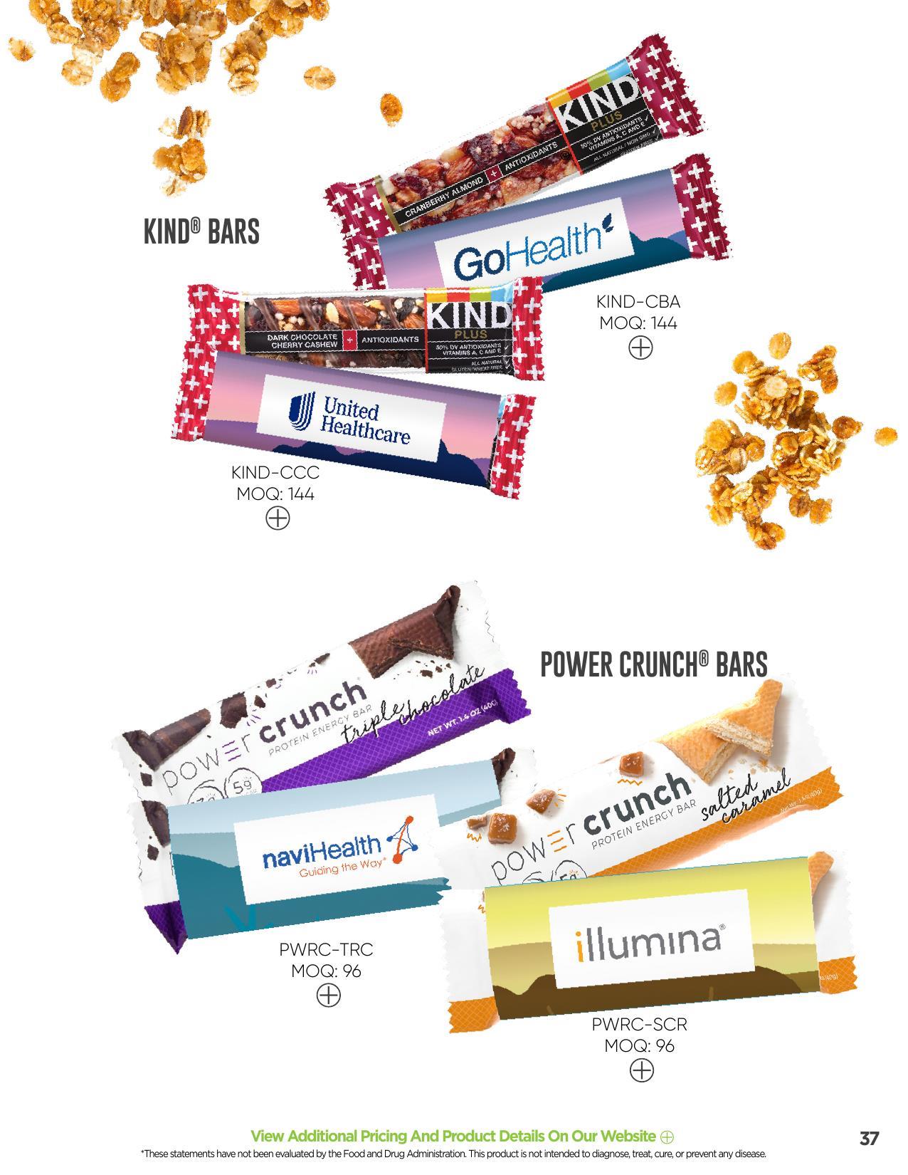 Offering healthy trail mixes and healthy snack alternatives!