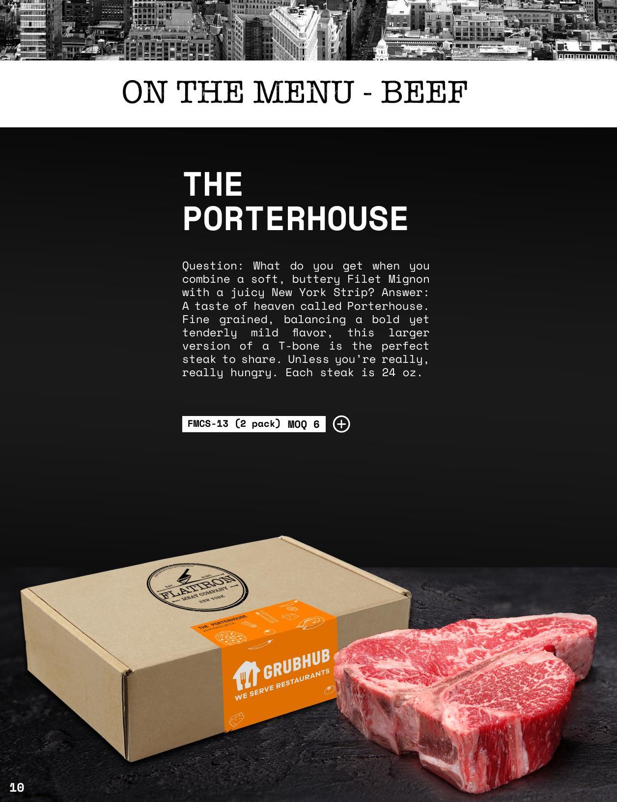Flatiron Meat Company Catalog