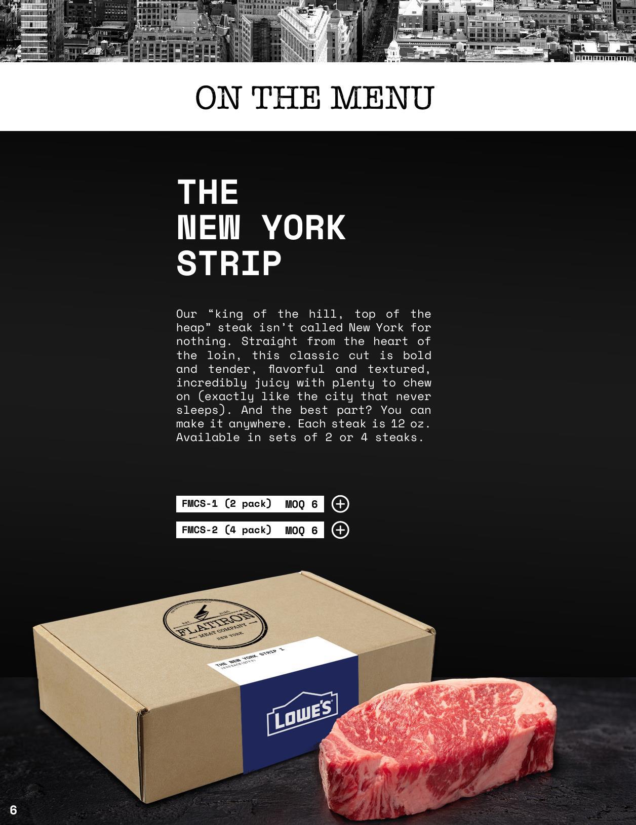 Flatiron Meat Company Catalog