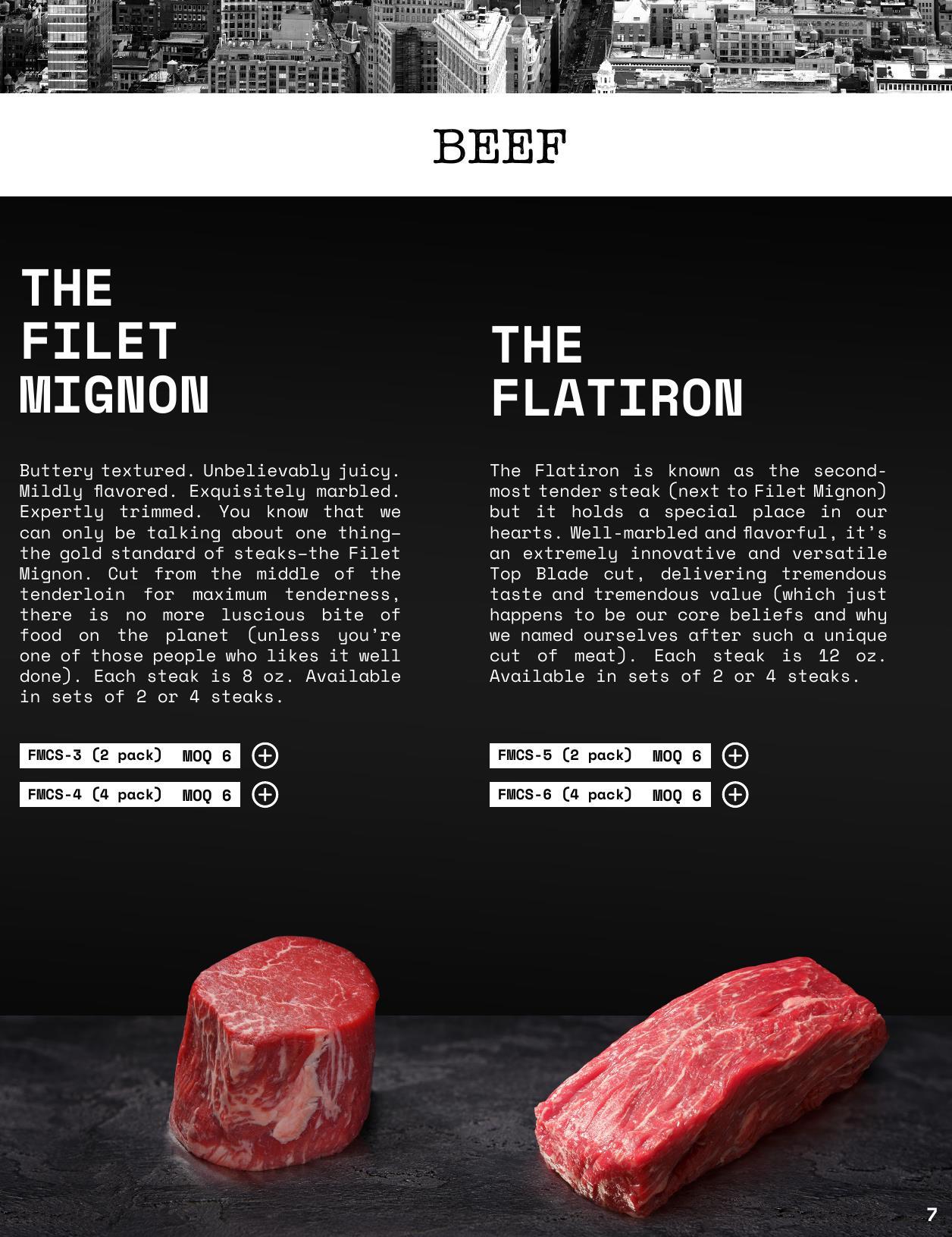 Flatiron Meat Company Catalog