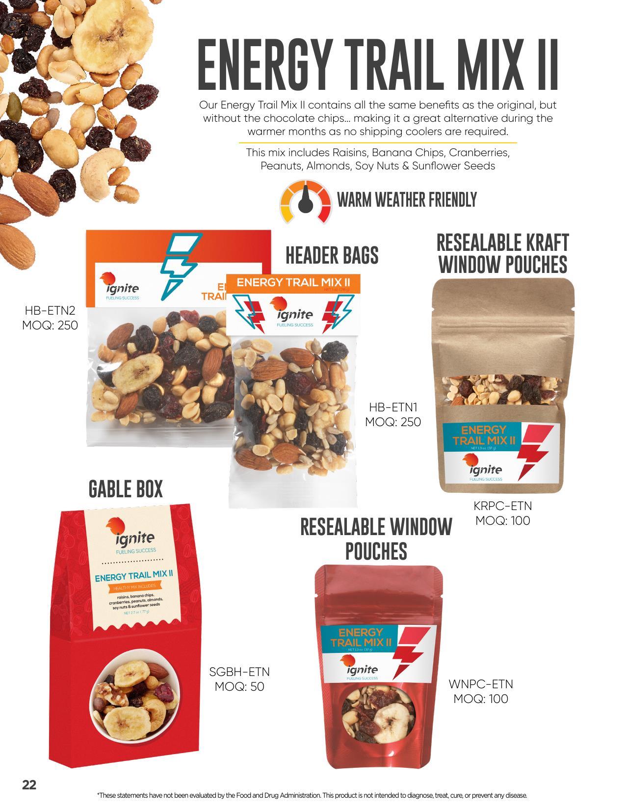 Healthy snack alternatives from trail mixes to bars