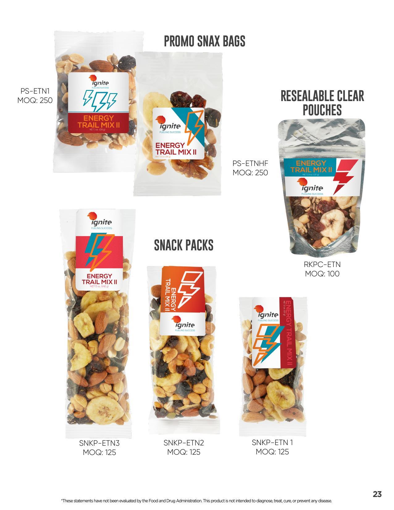 Healthy snack alternatives from trail mixes to bars