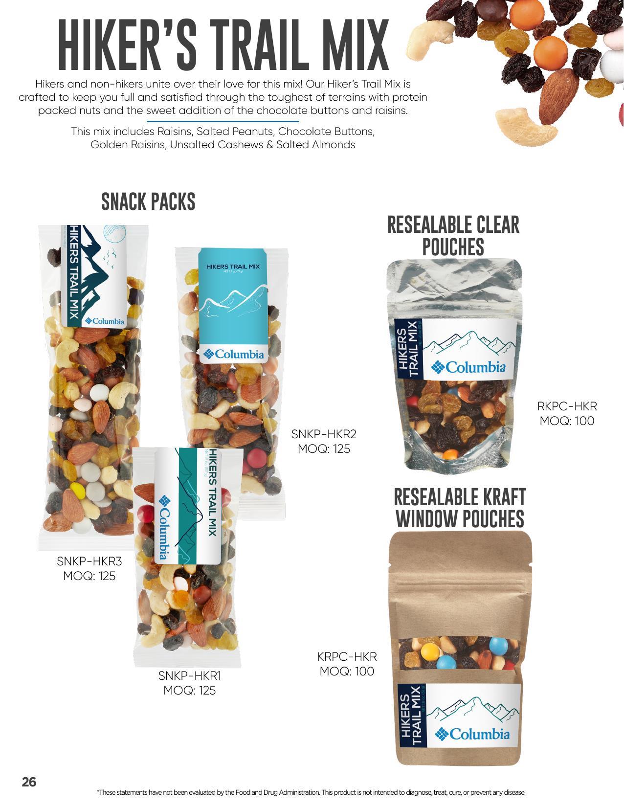 Healthy snack alternatives from trail mixes to bars