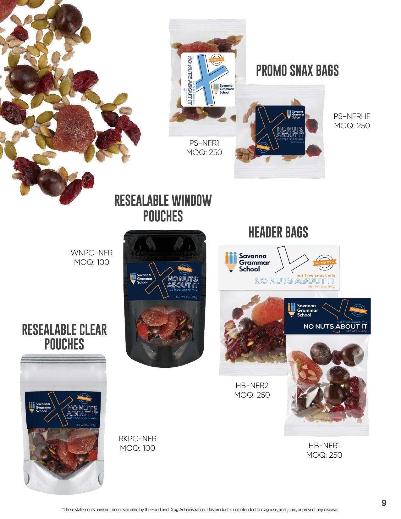 Healthy snack alternatives from trail mixes to bars