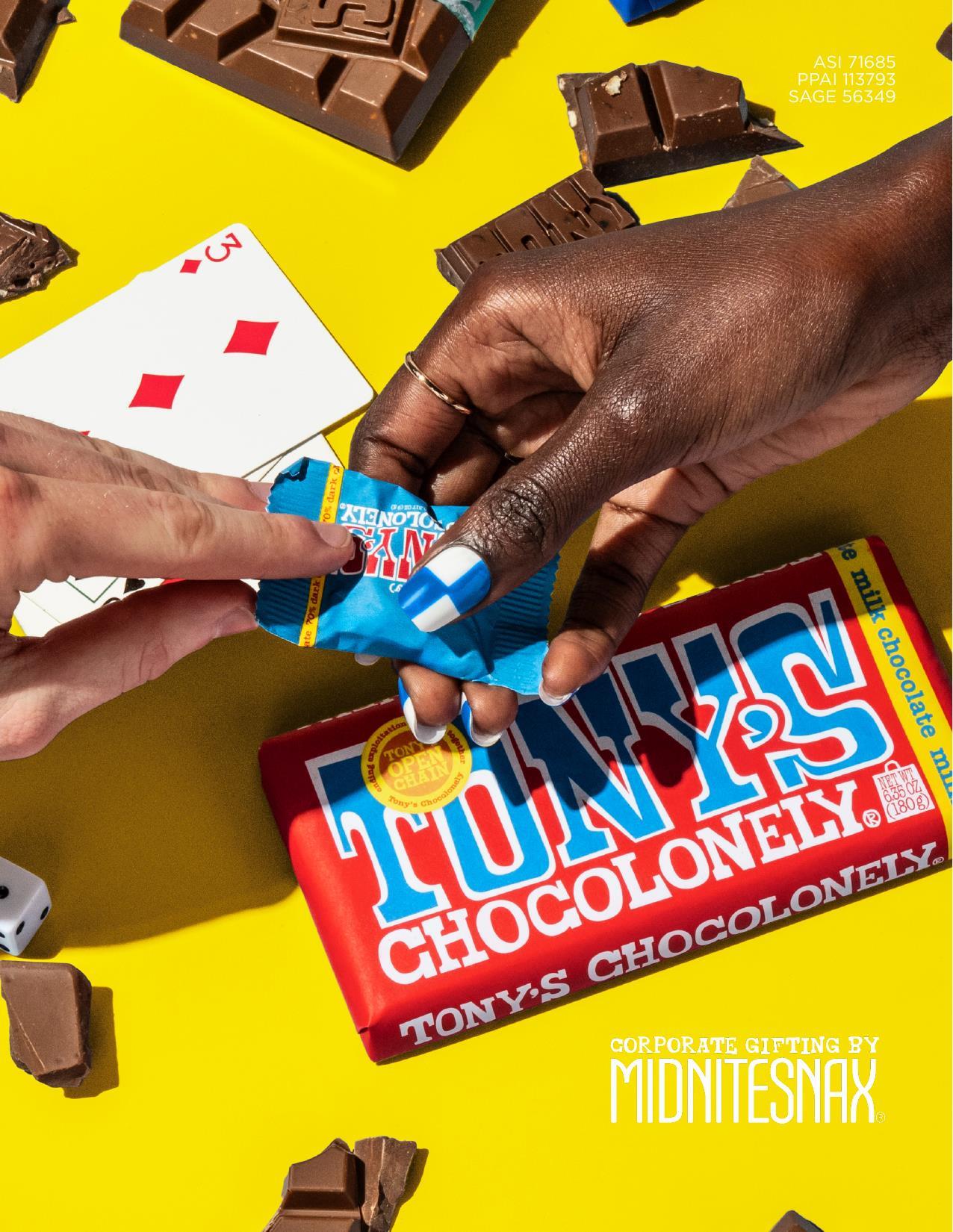 Tony's Chocolonely Gourmet Chocolate Bars
