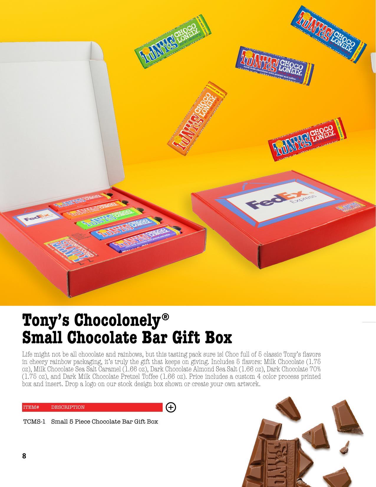 Tony's Chocolonely Gourmet Chocolate Bars