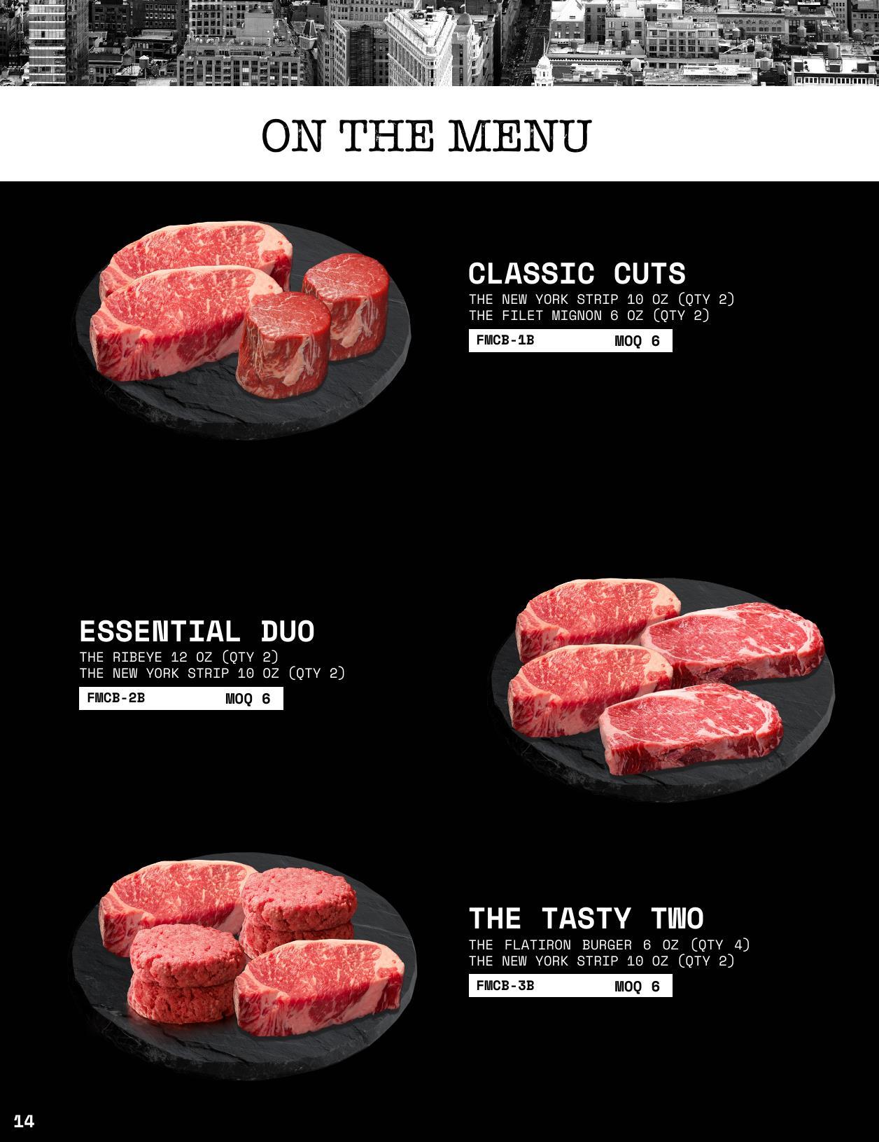 Hand-selected USDA Top Choice and higher cuts