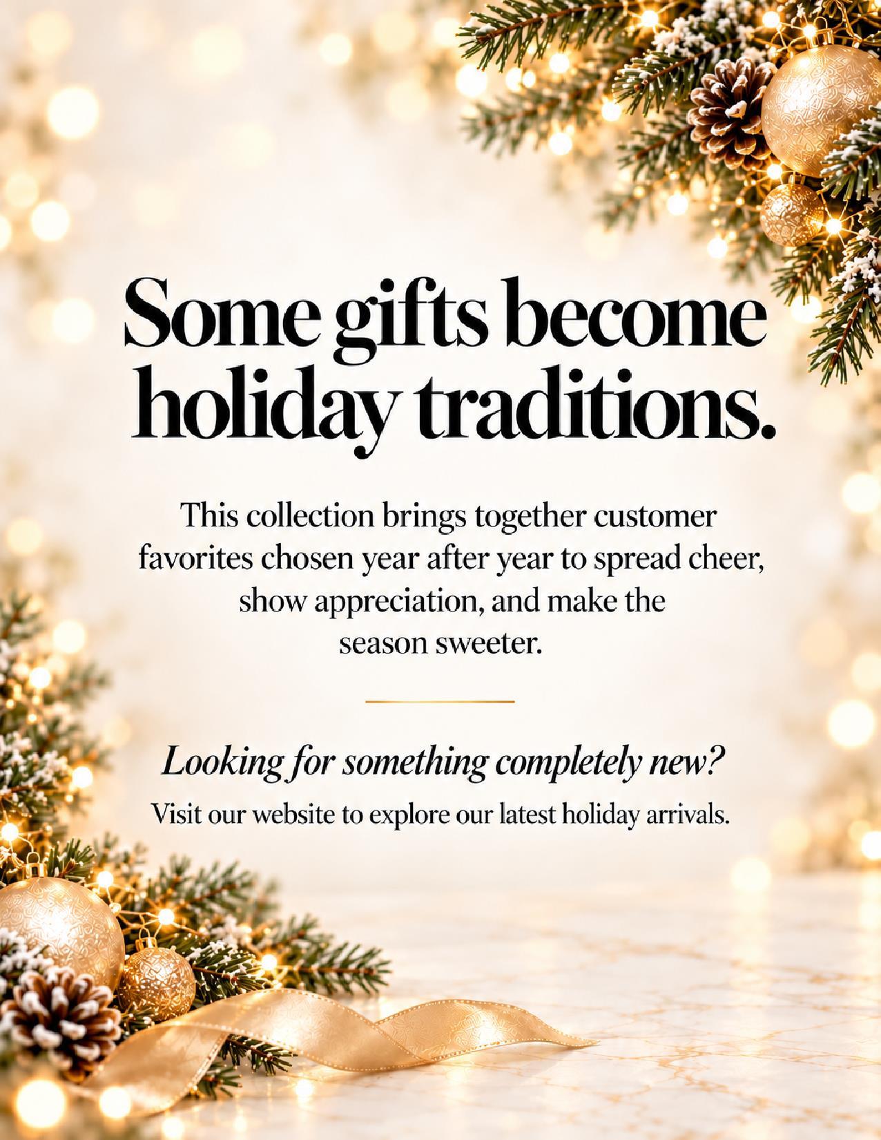 A collection of timeless gifts