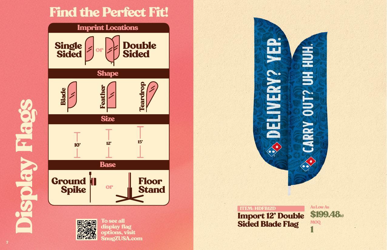 Table throws, banners, backdrops, flags and giveaways.