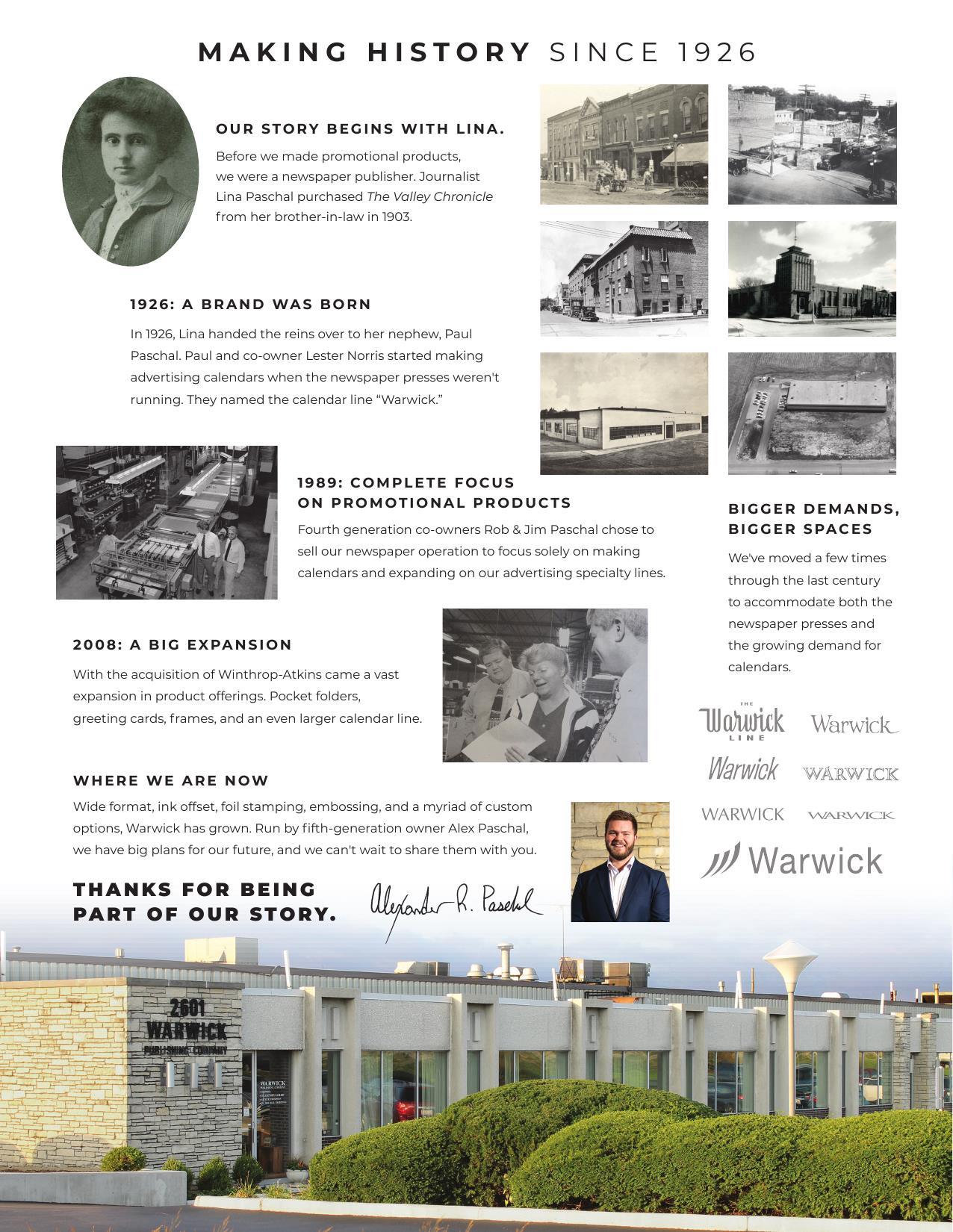 2026 Warwick Full Line Catalog