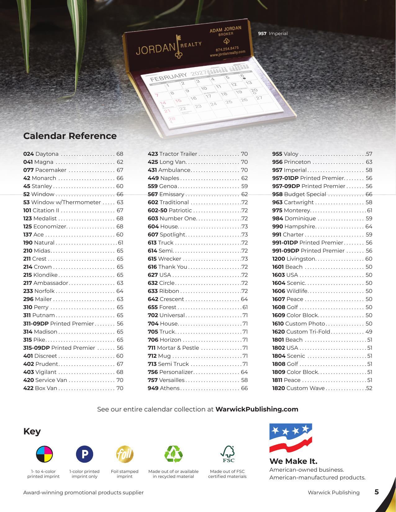 2026 Warwick Full Line Catalog
