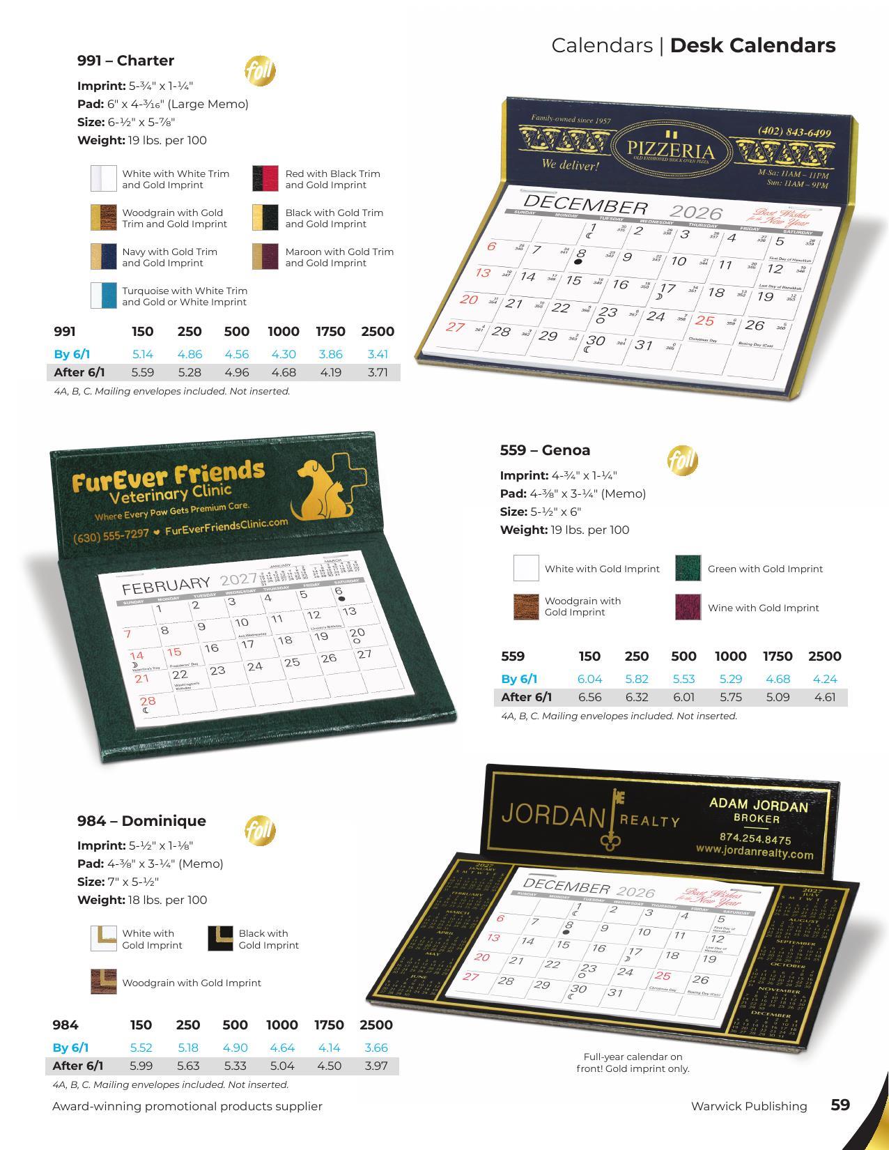 2026 Warwick Full Line Catalog