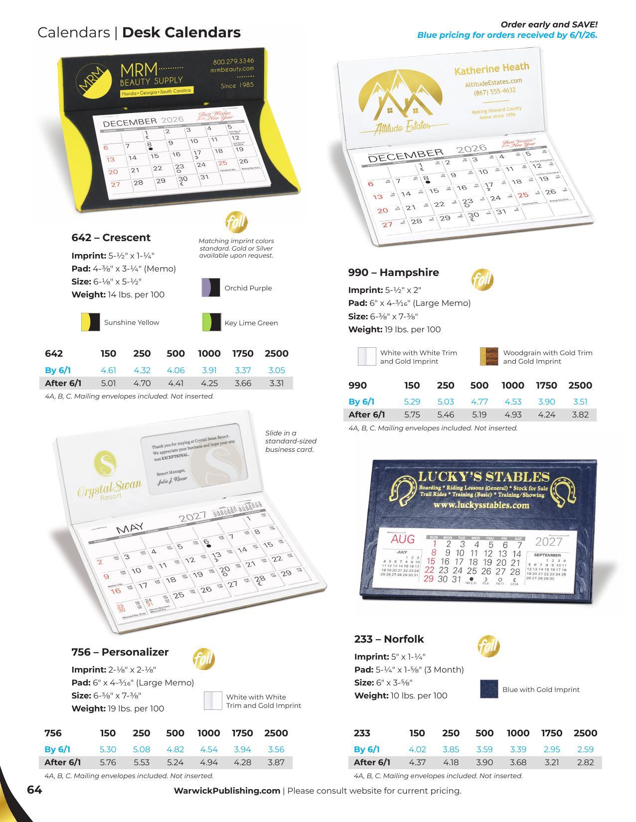 2026 Warwick Full Line Catalog