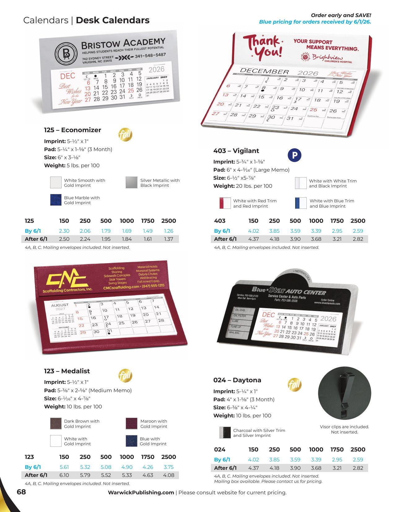 2026 Warwick Full Line Catalog