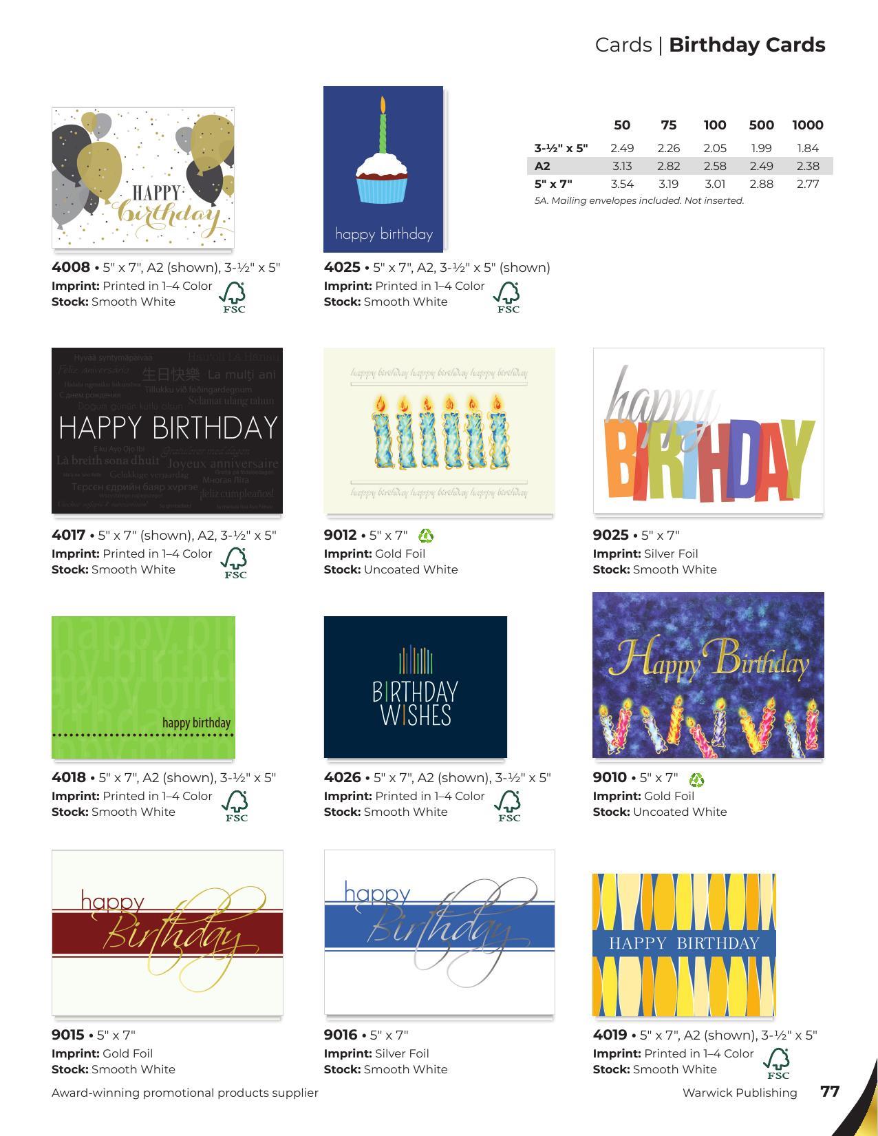 2026 Warwick Full Line Catalog