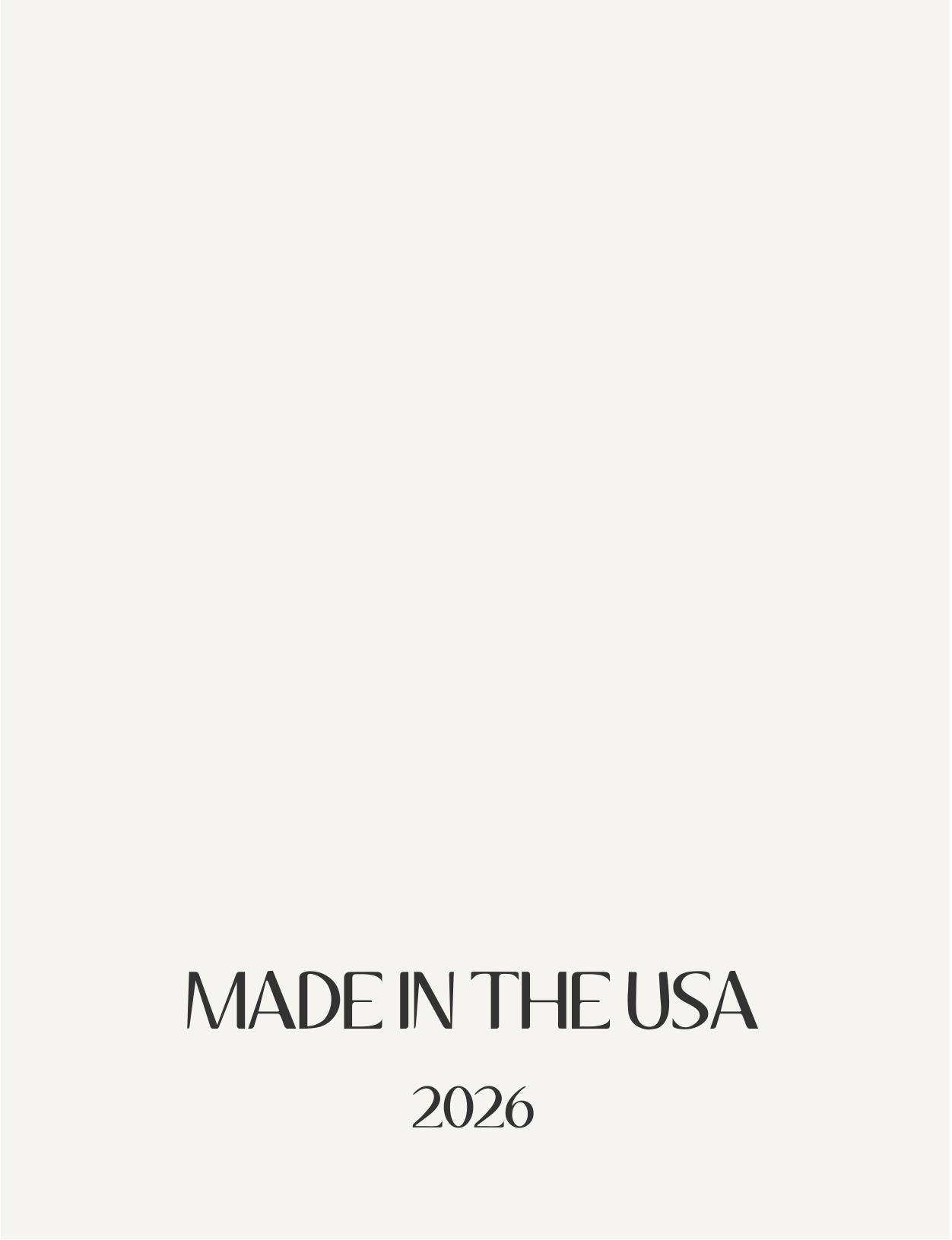 USA Made 2026 Unbranded