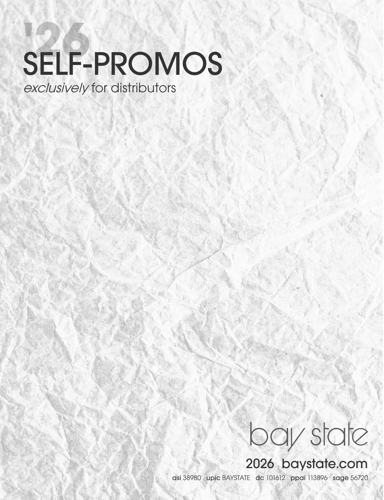 Bay State 2026 Self-Promo Catalog