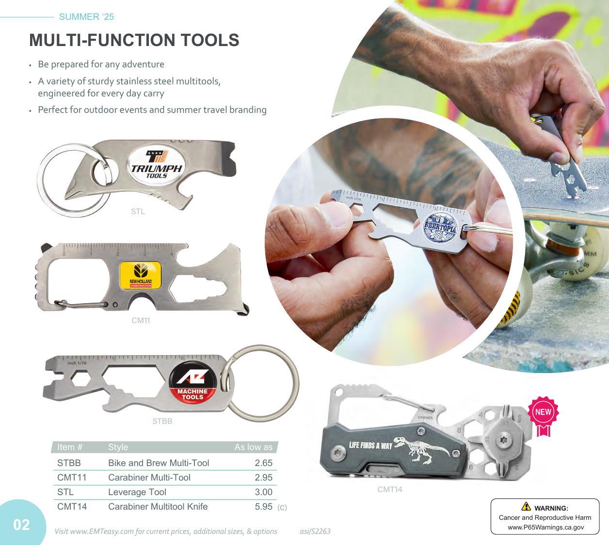 Curated for summer branding with bike accessories, tools, golf essentials and more