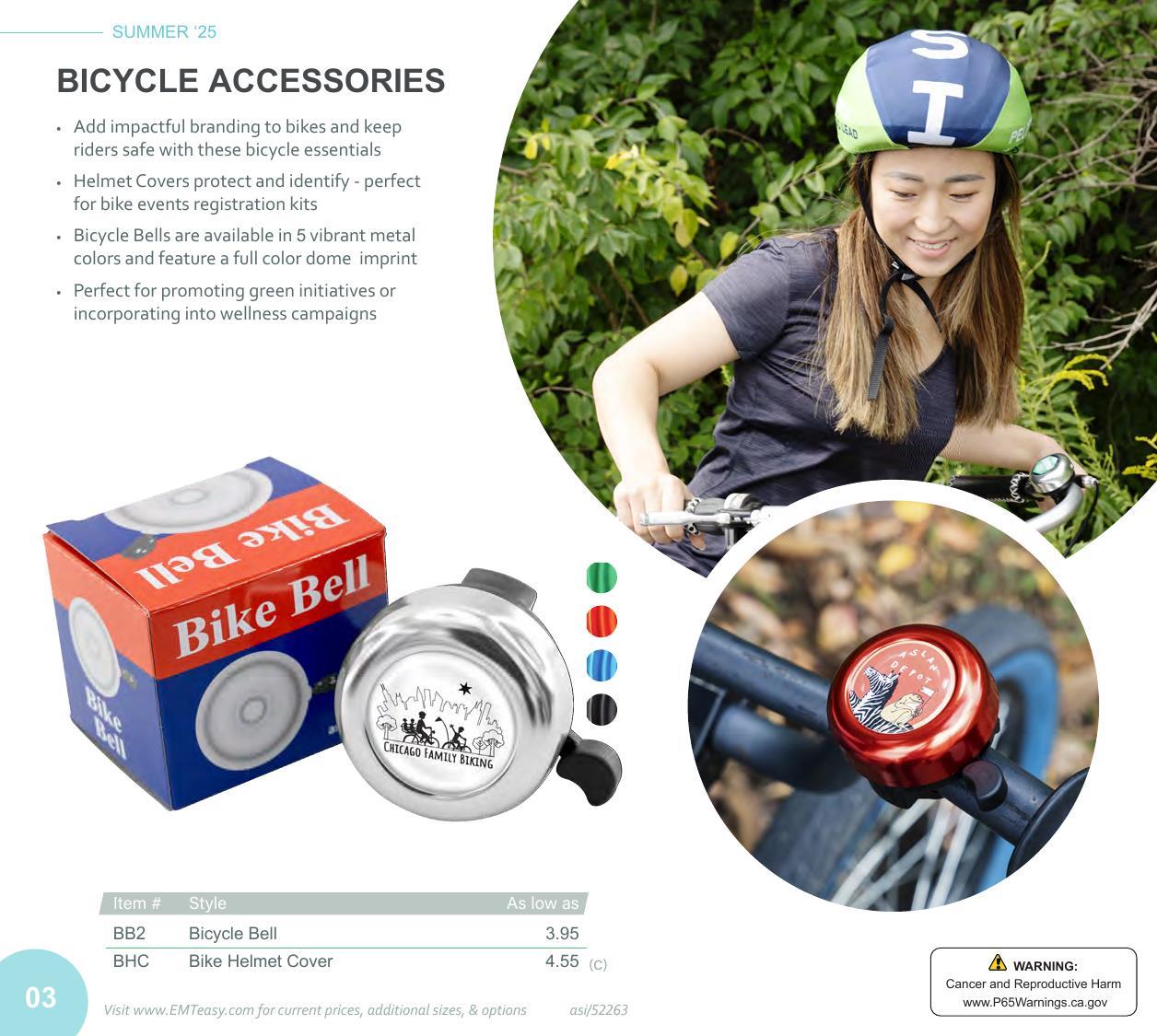 Curated for summer branding with bike accessories, tools, golf essentials and more