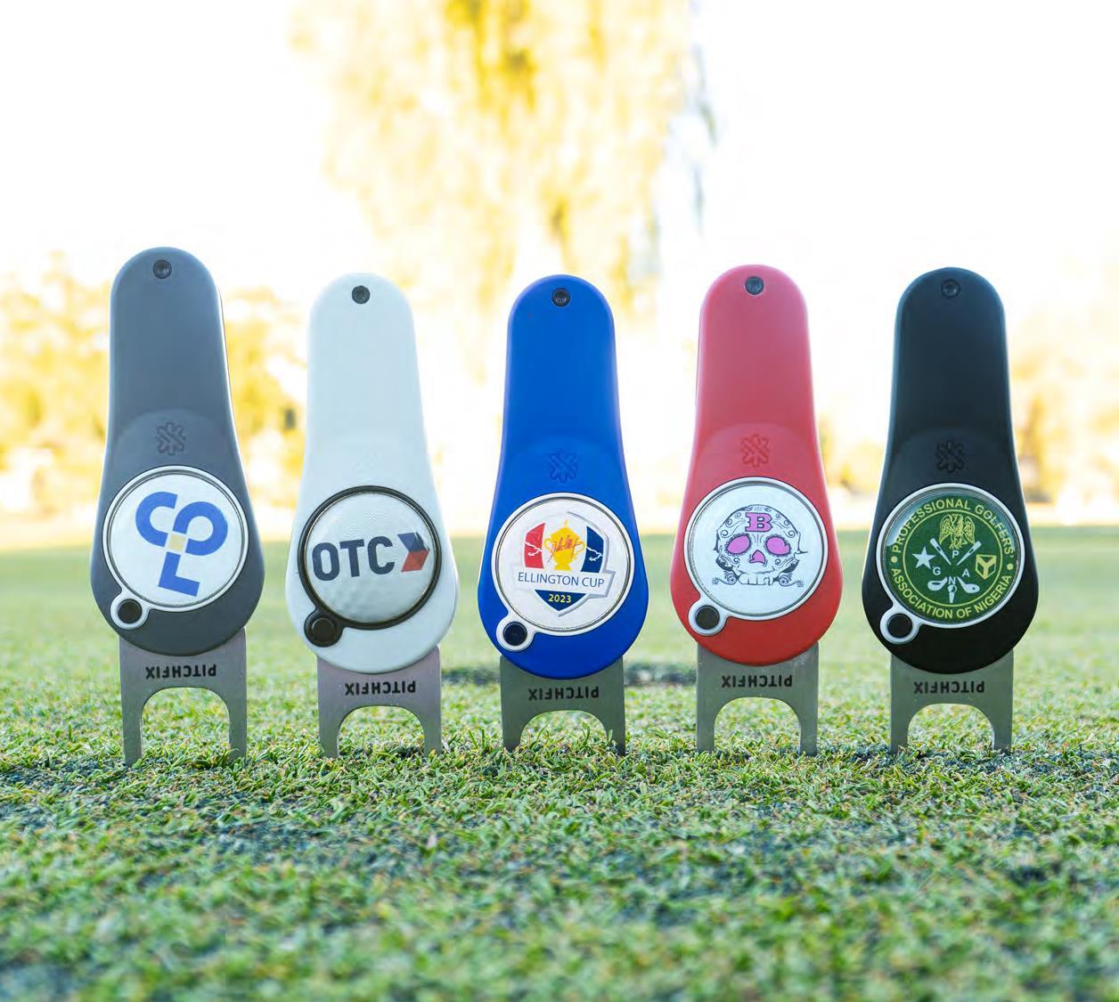 Golf essentials including divot tools, hat clips, &amp; more. Features Pitchfix &amp; Snaps.
