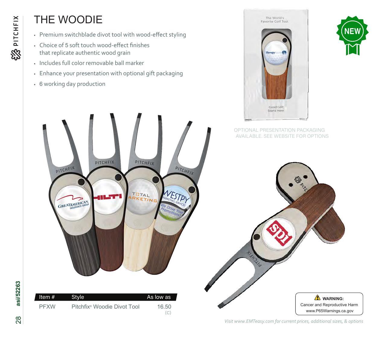 Golf essentials including divot tools, hat clips, &amp; more. Features Pitchfix &amp; Snaps.