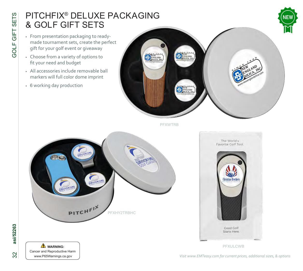 Golf essentials including divot tools, hat clips, &amp; more. Features Pitchfix &amp; Snaps.