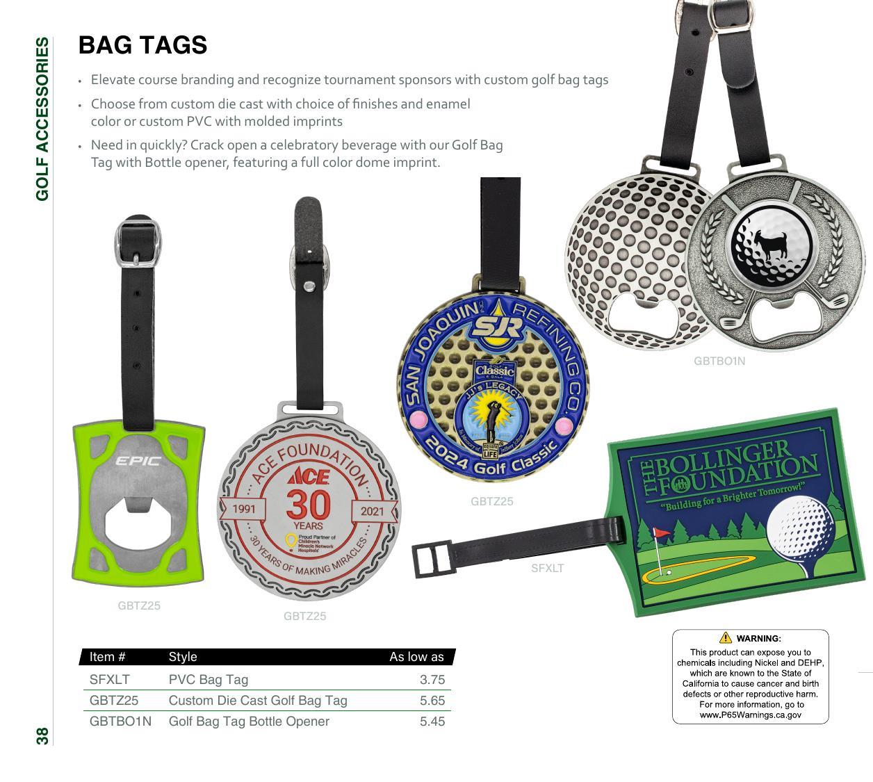 2026 Golf Catalog Unbranded