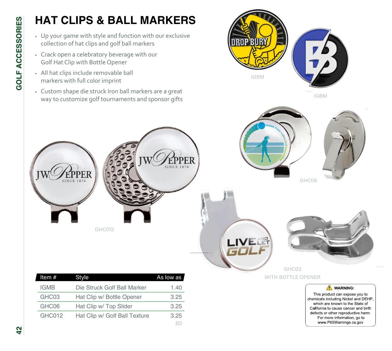 2026 Golf Catalog Unbranded