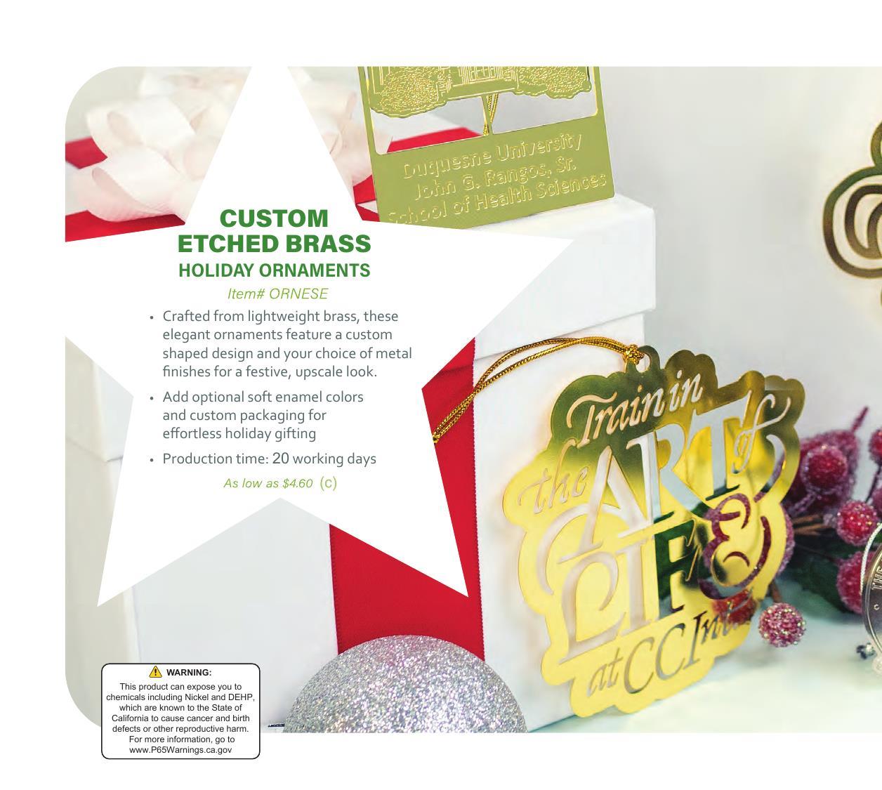 Curated for Holiday with custom ornaments, speed ornaments, and more.
