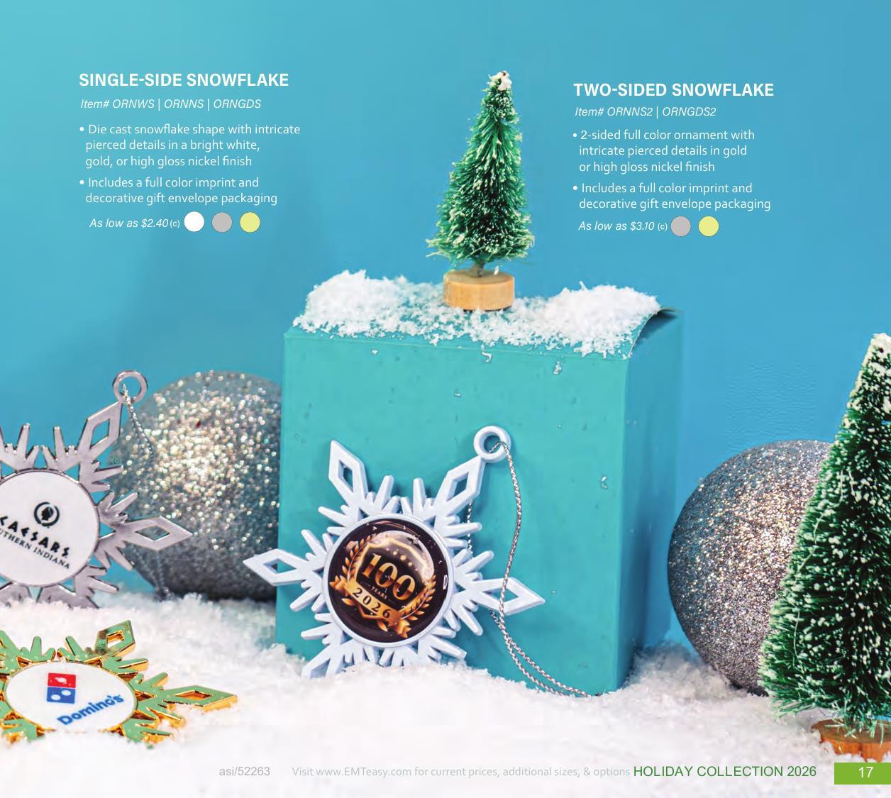 Curated for Holiday with custom ornaments, speed ornaments, and more.
