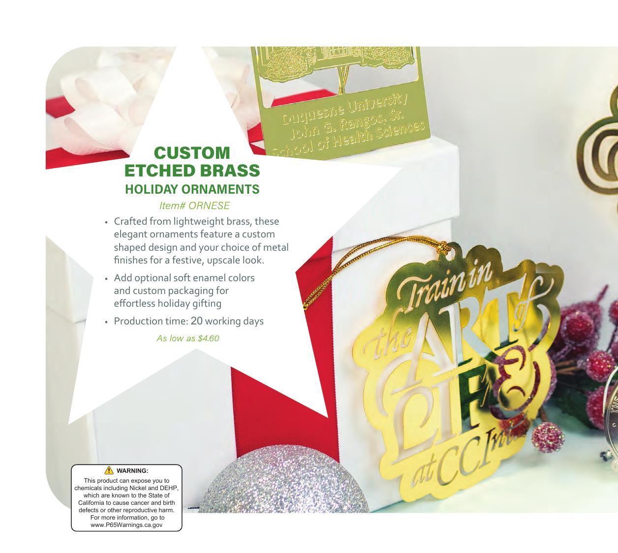 Curated for Holiday with custom ornaments, speed ornaments, and more.