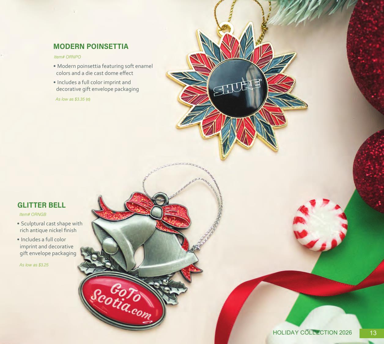 Curated for Holiday with custom ornaments, speed ornaments, and more.