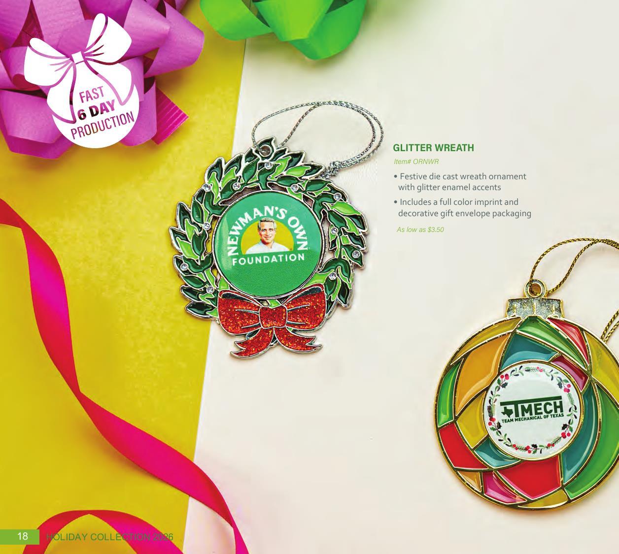 Curated for Holiday with custom ornaments, speed ornaments, and more.