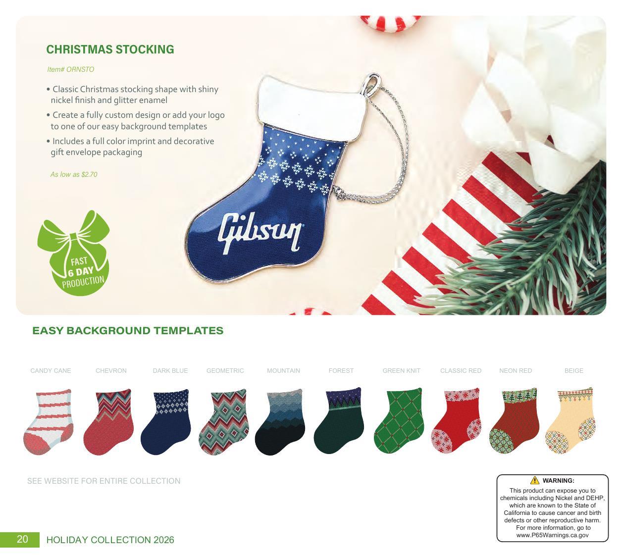 Curated for Holiday with custom ornaments, speed ornaments, and more.