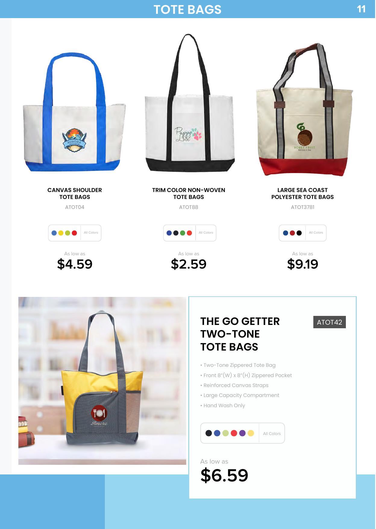 Check out our Bag Collection - We have lots of styles to choose from