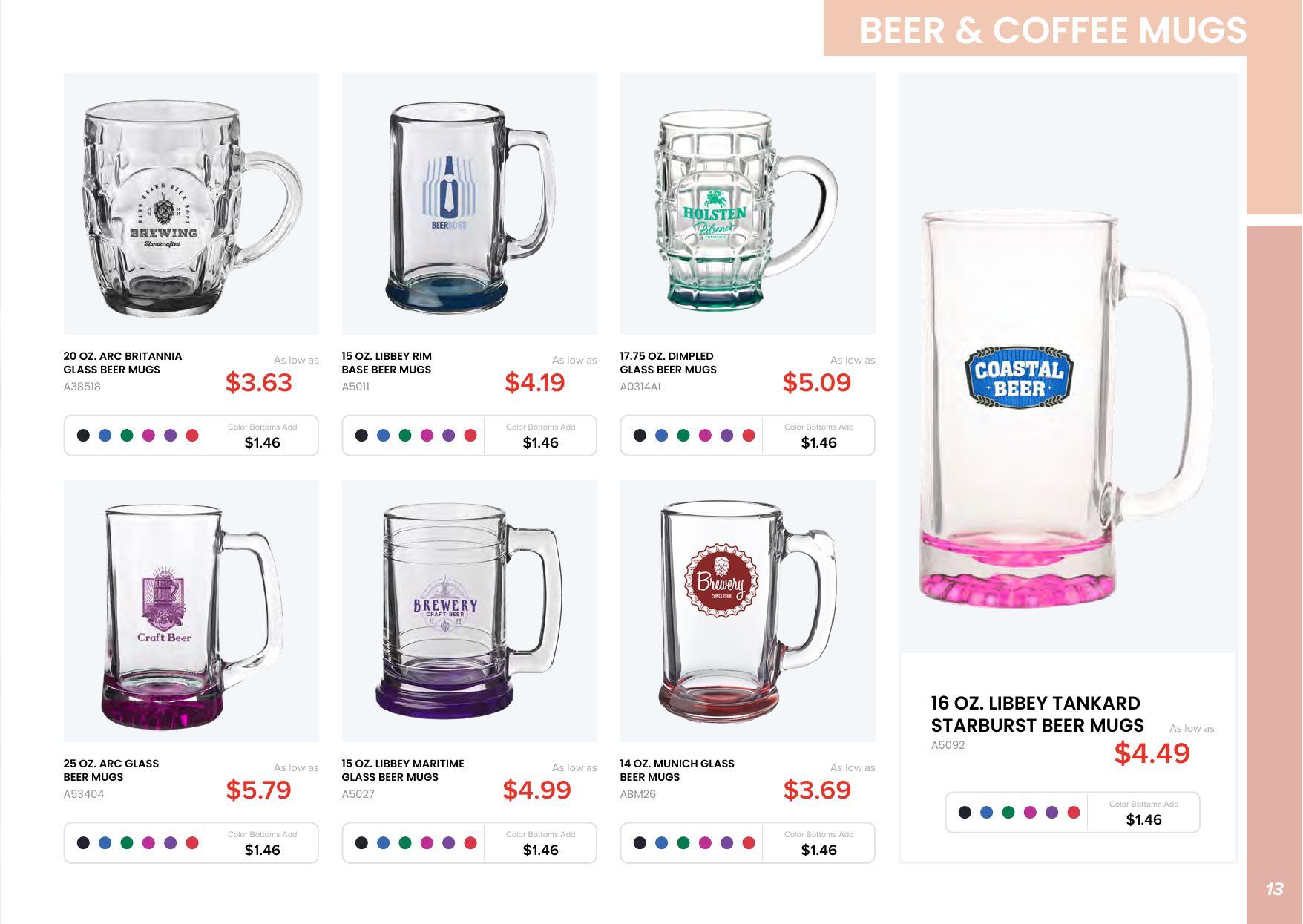 View our Glassware collection: Pint glasses, beer mugs, wine glasses &amp; more