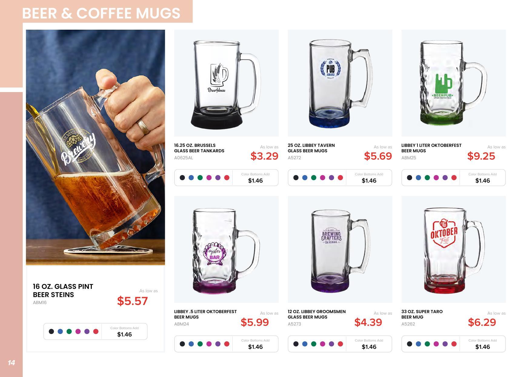 View our Glassware collection: Pint glasses, beer mugs, wine glasses &amp; more