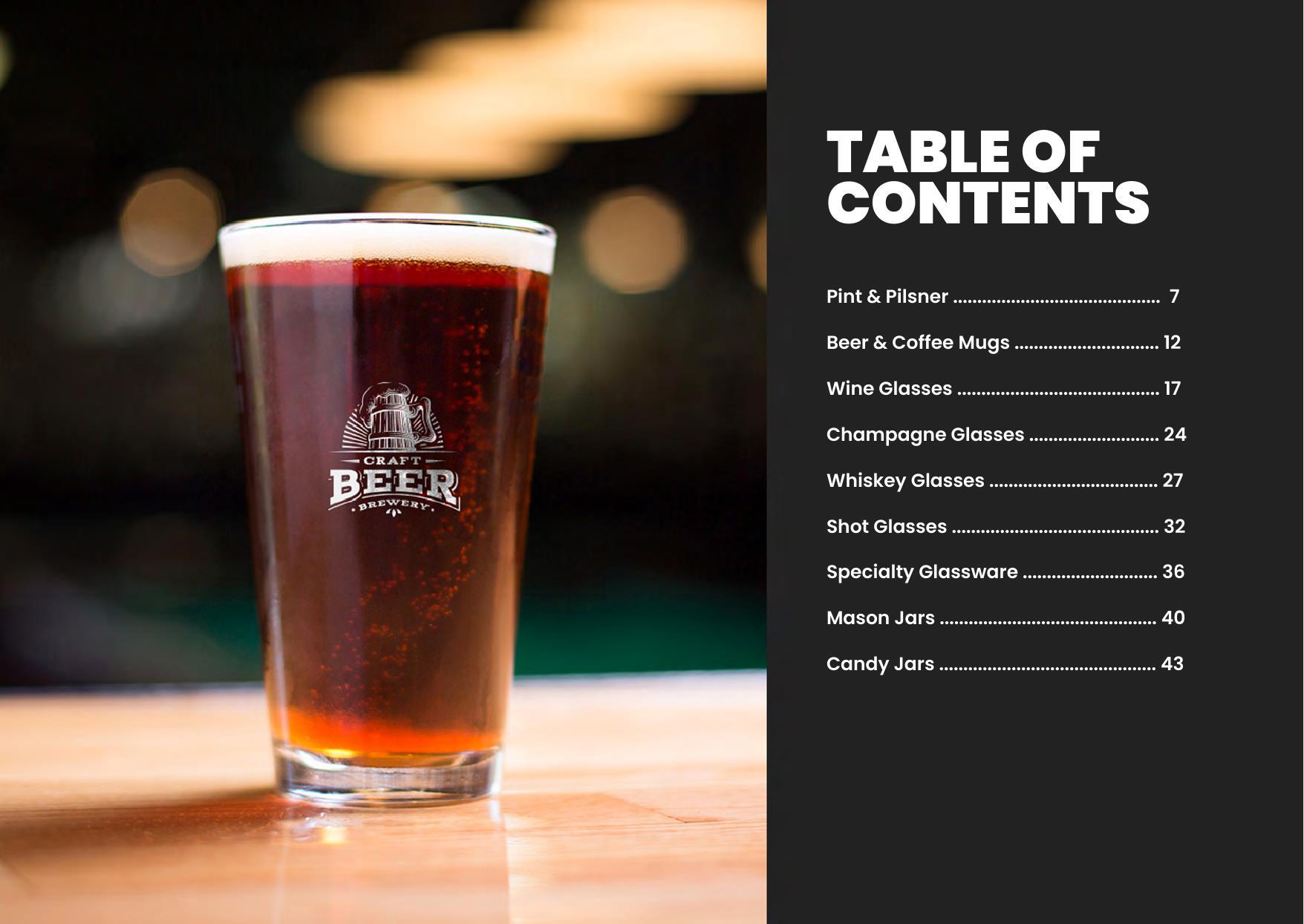 View our Glassware collection: Pint glasses, beer mugs, wine glasses &amp; more