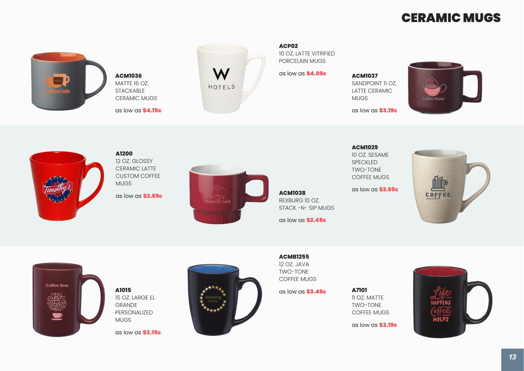 View Our Drinkware Collection