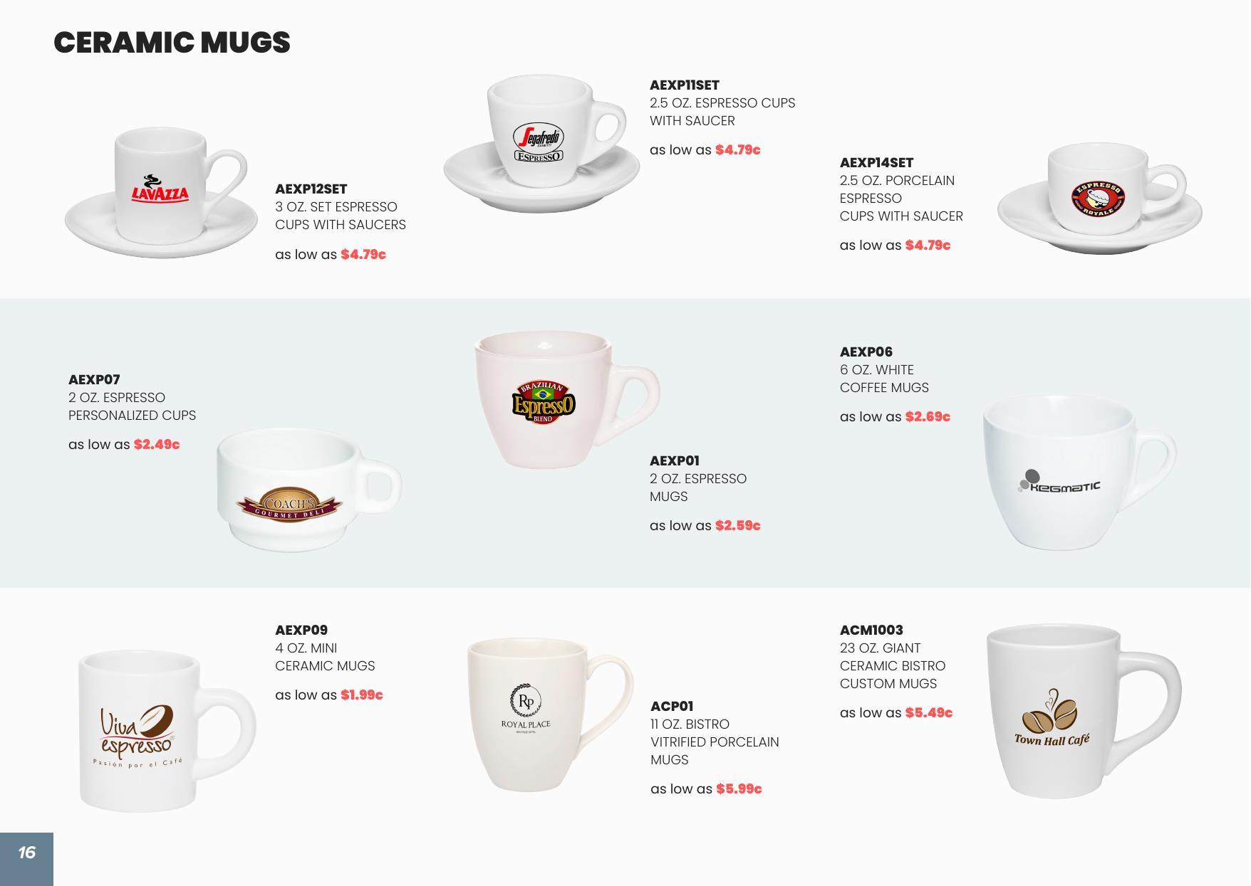 View Our Drinkware Collection