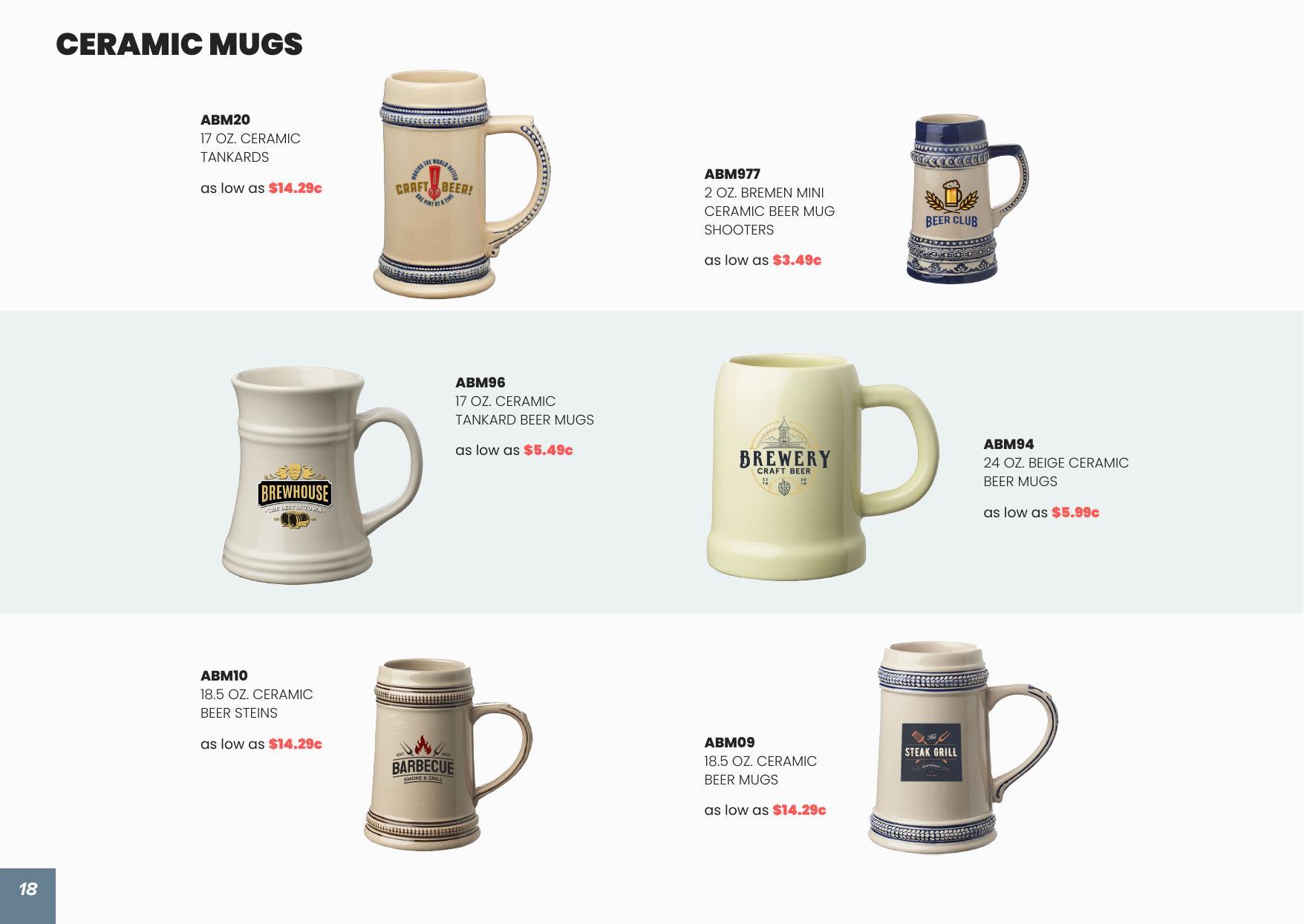 View Our Drinkware Collection