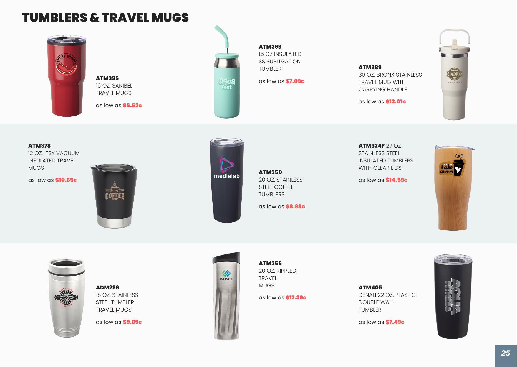 View Our Drinkware Collection