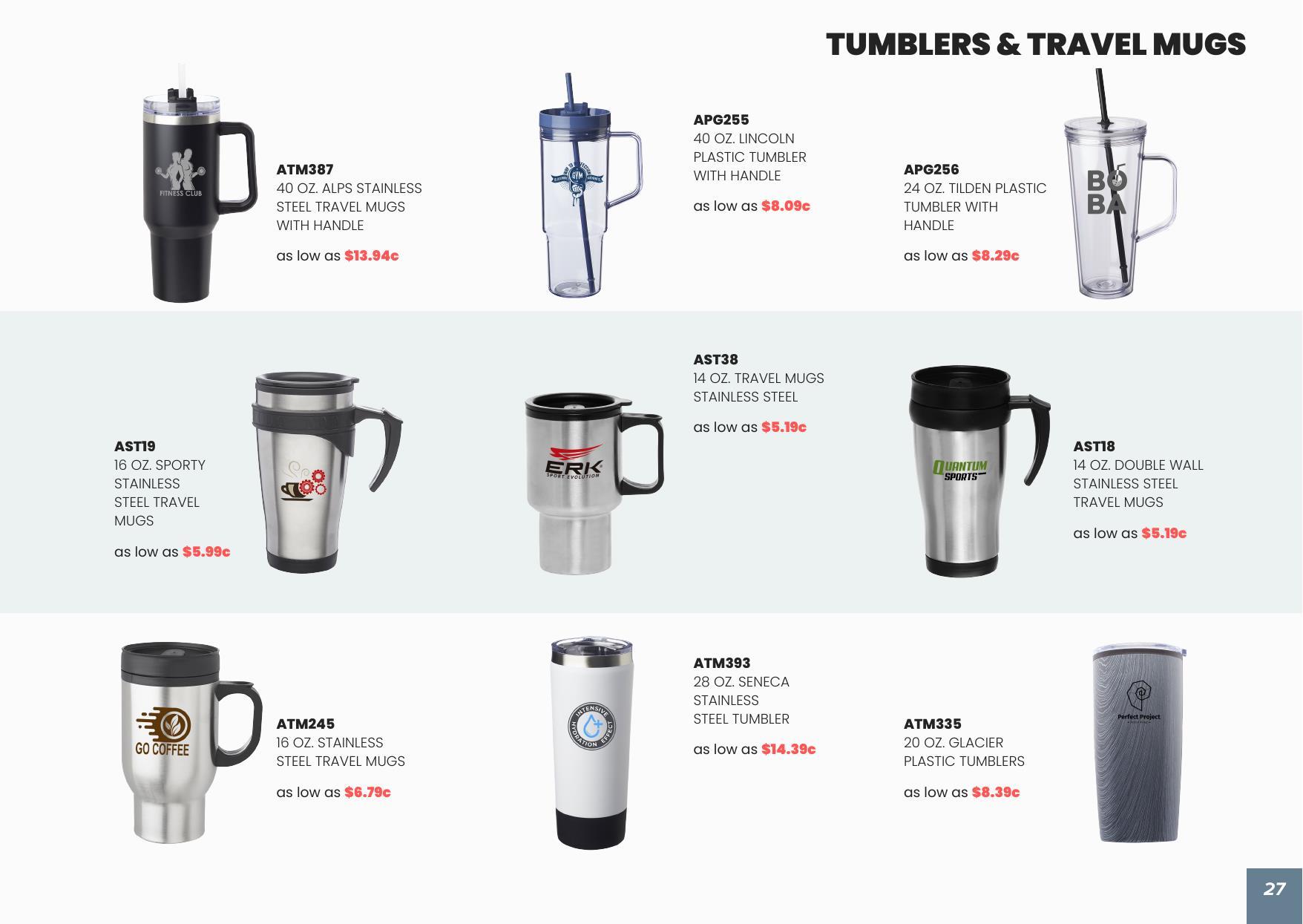 View Our Drinkware Collection