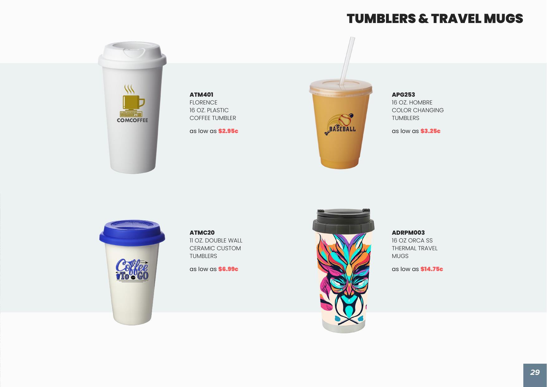 View Our Drinkware Collection