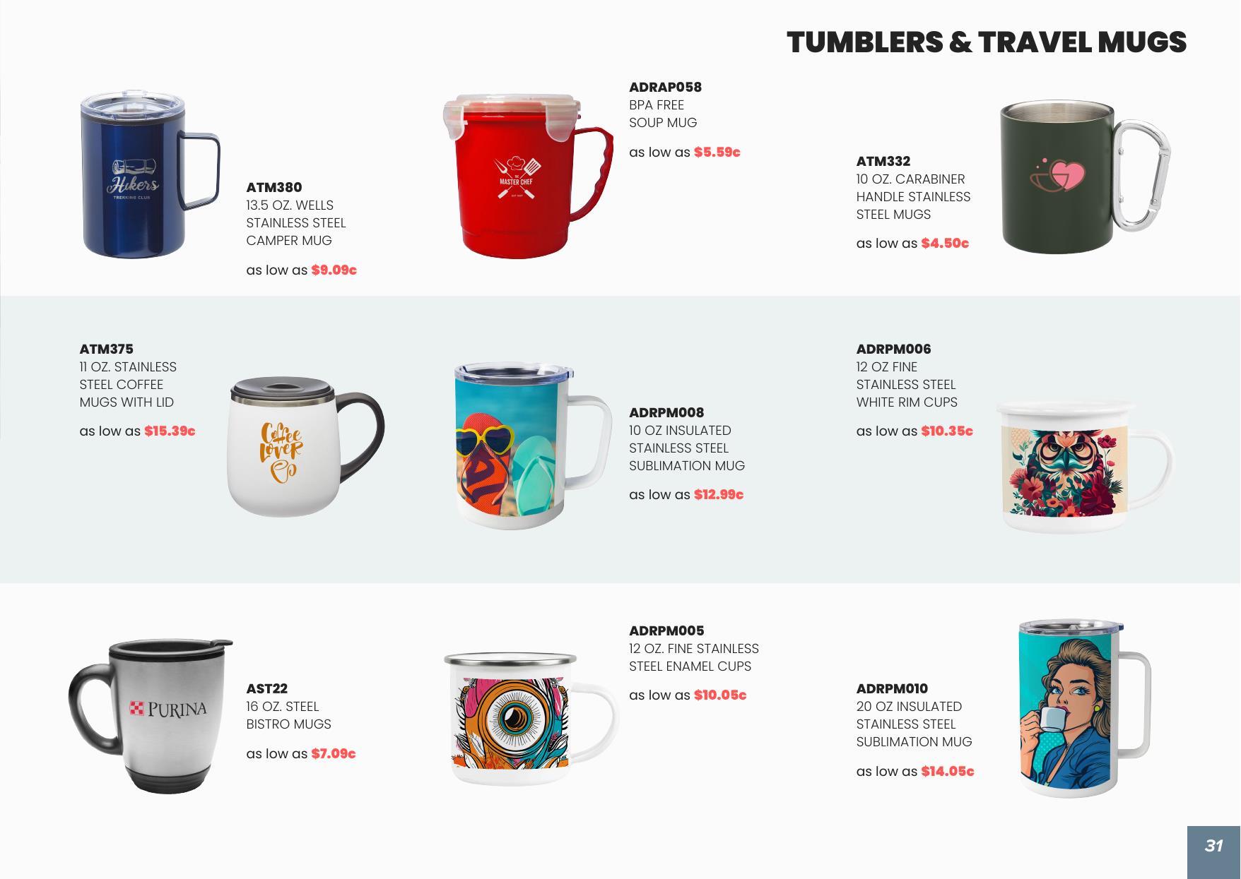 View Our Drinkware Collection