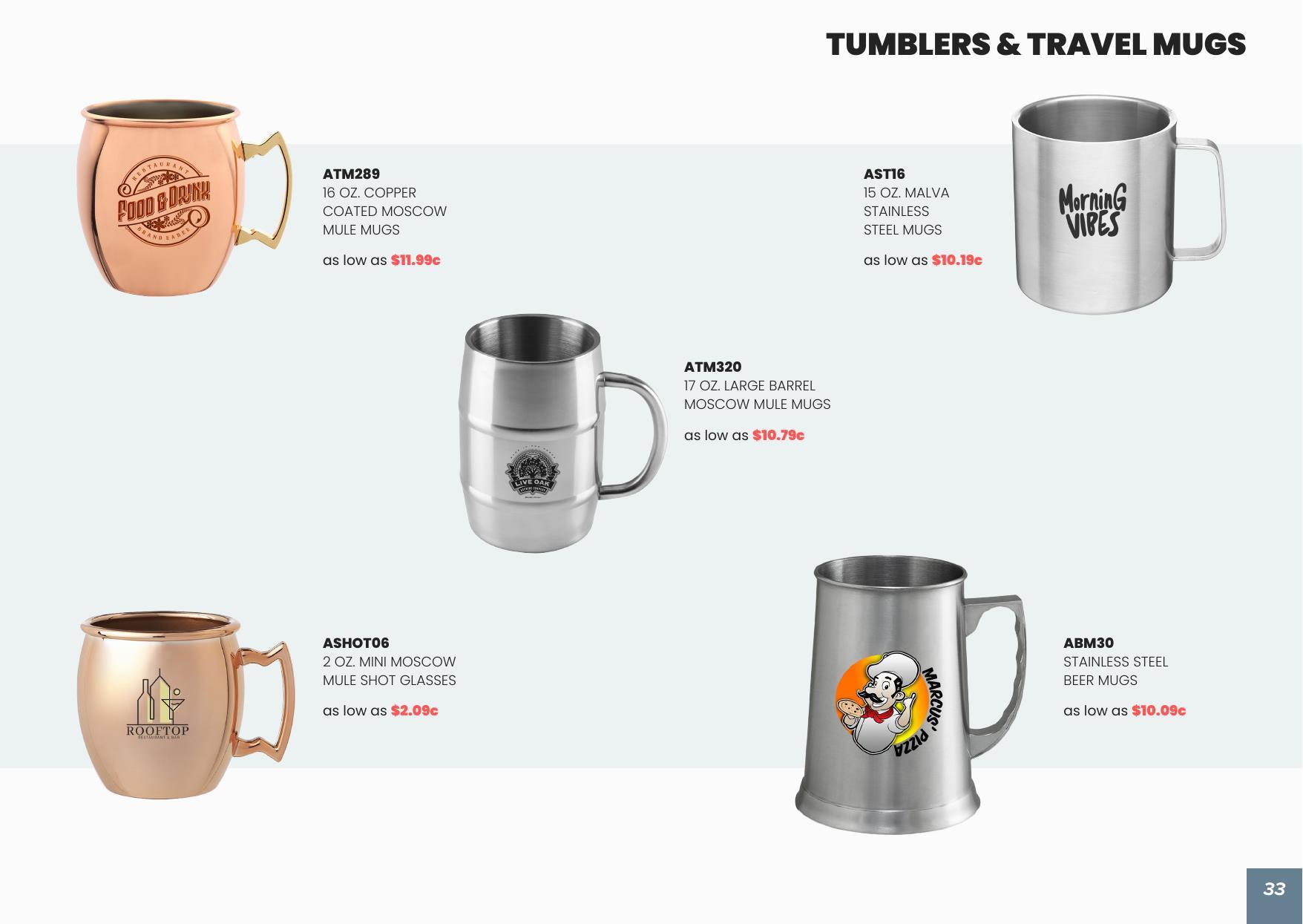 View Our Drinkware Collection