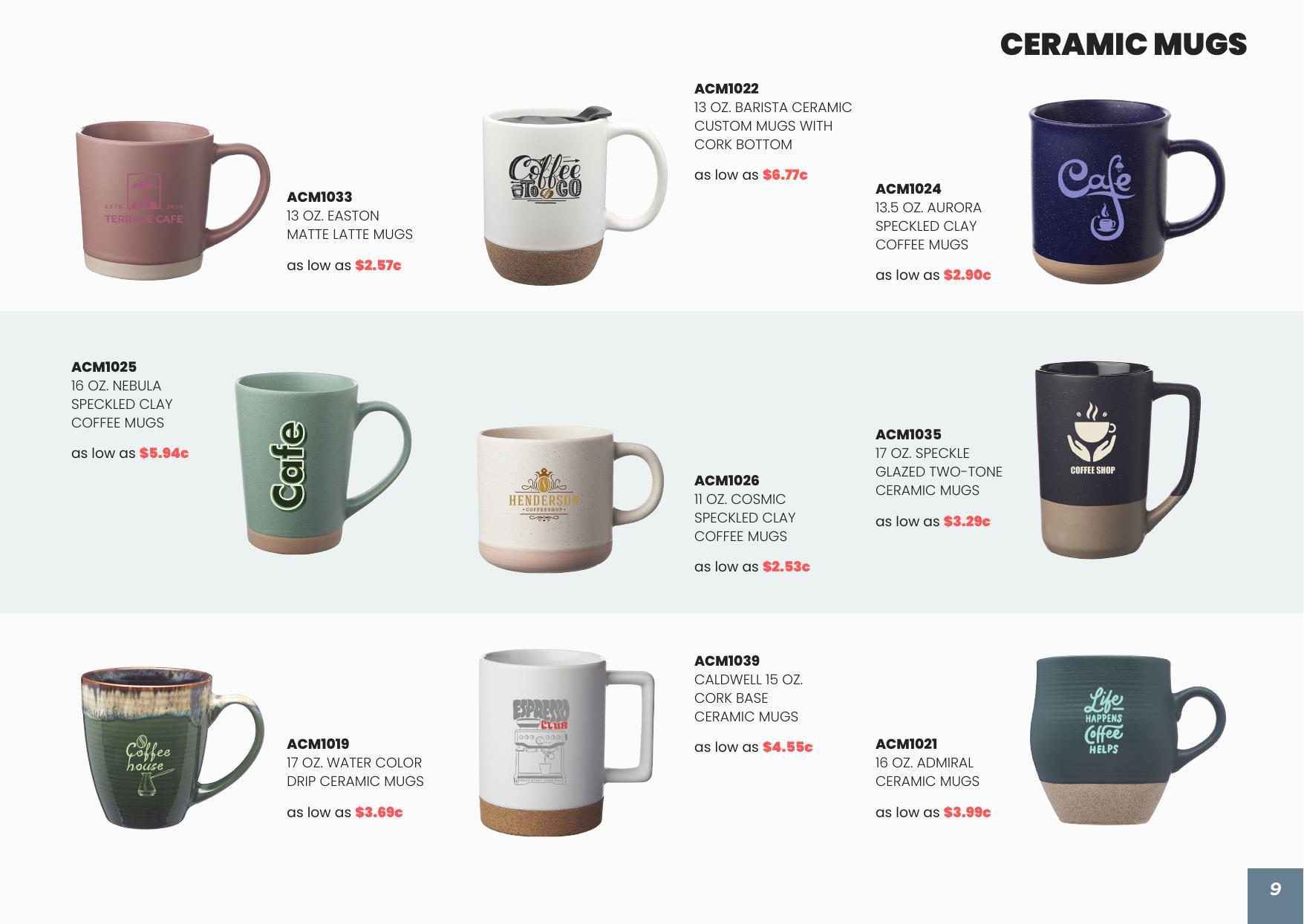 View Our Drinkware Collection