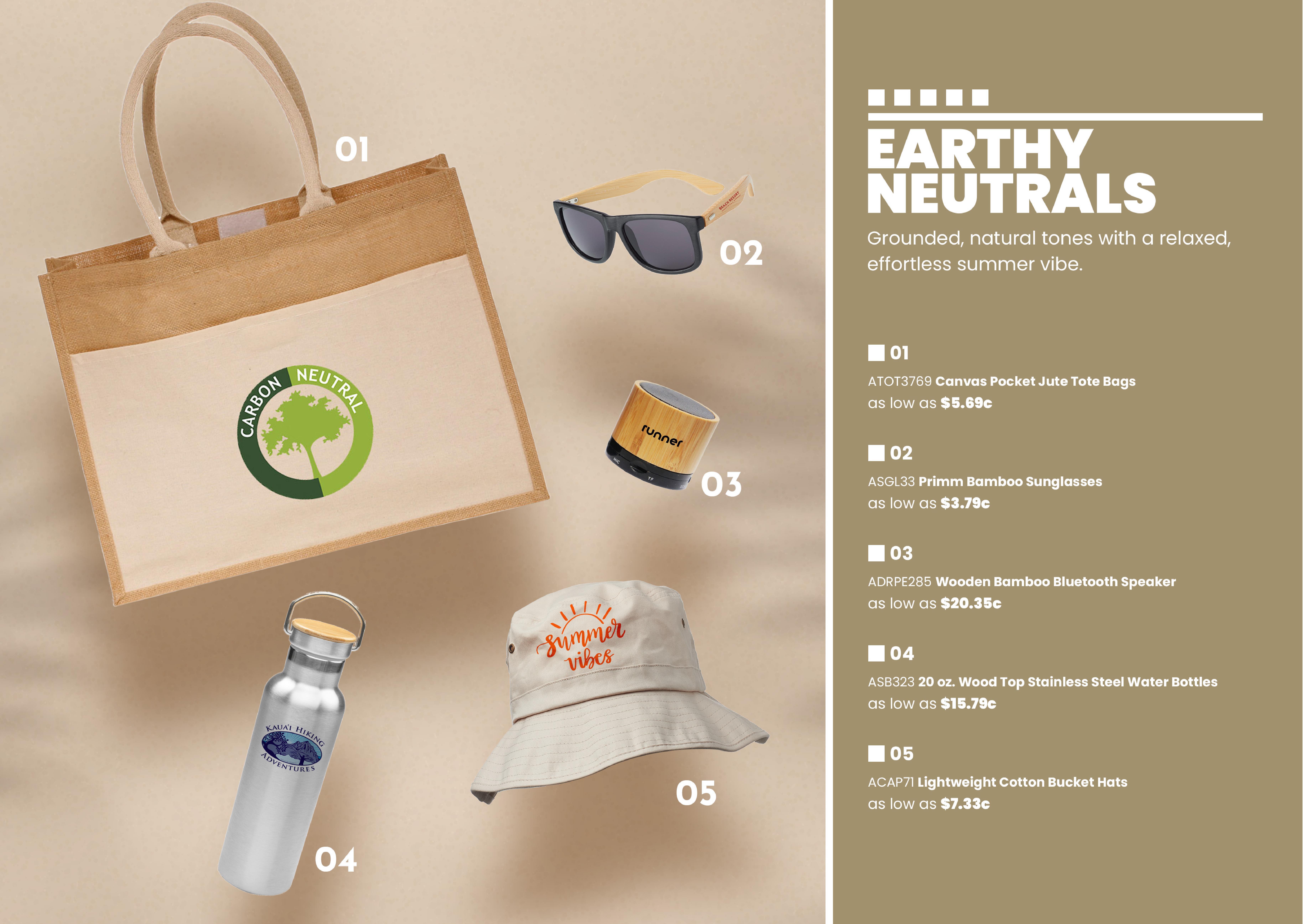 Featuring products grouped by trending summer color palettes