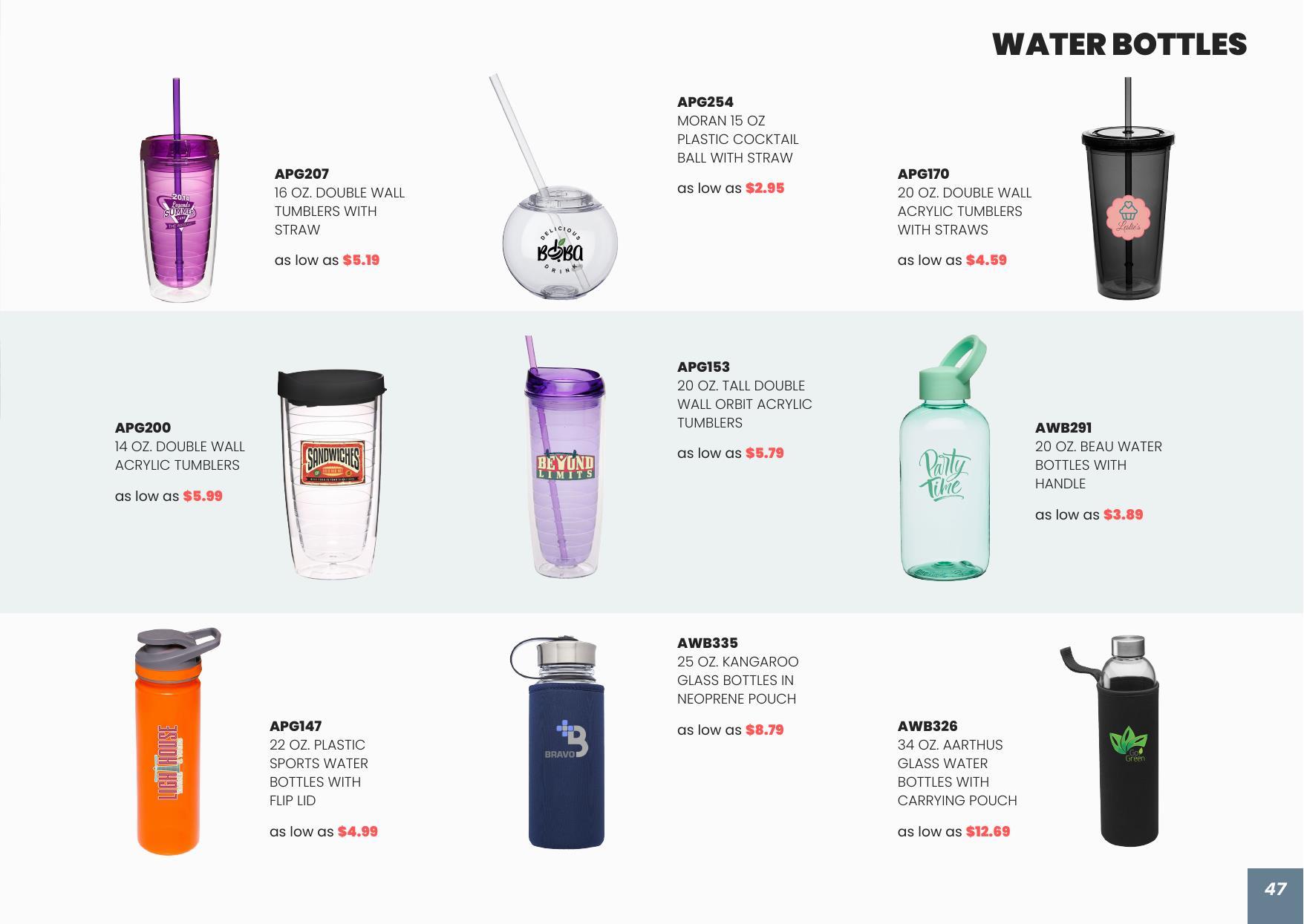 SHOP OUR WIDE COLLECTION OF DRINKWARE